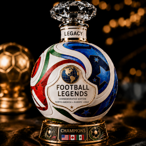 ⚽ Own the Glory: 2026 Match Ball Decanter – Heritage Edition