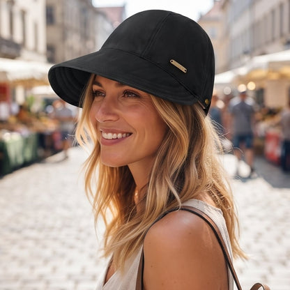 ✨SUN PROTECTION, BUT MAKE IT CHIC - Women's Wide Brim Sun Visor Hat