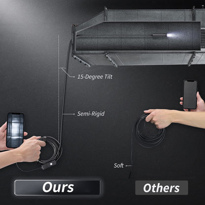 16.4ft HD Endoscope Camera for iPhone & Android