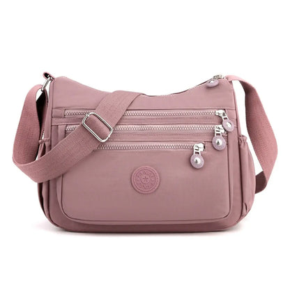👜 Women's Anti-Theft Nylon Crossbody Bag With Multi-Pocket Shoulder Wallet Design