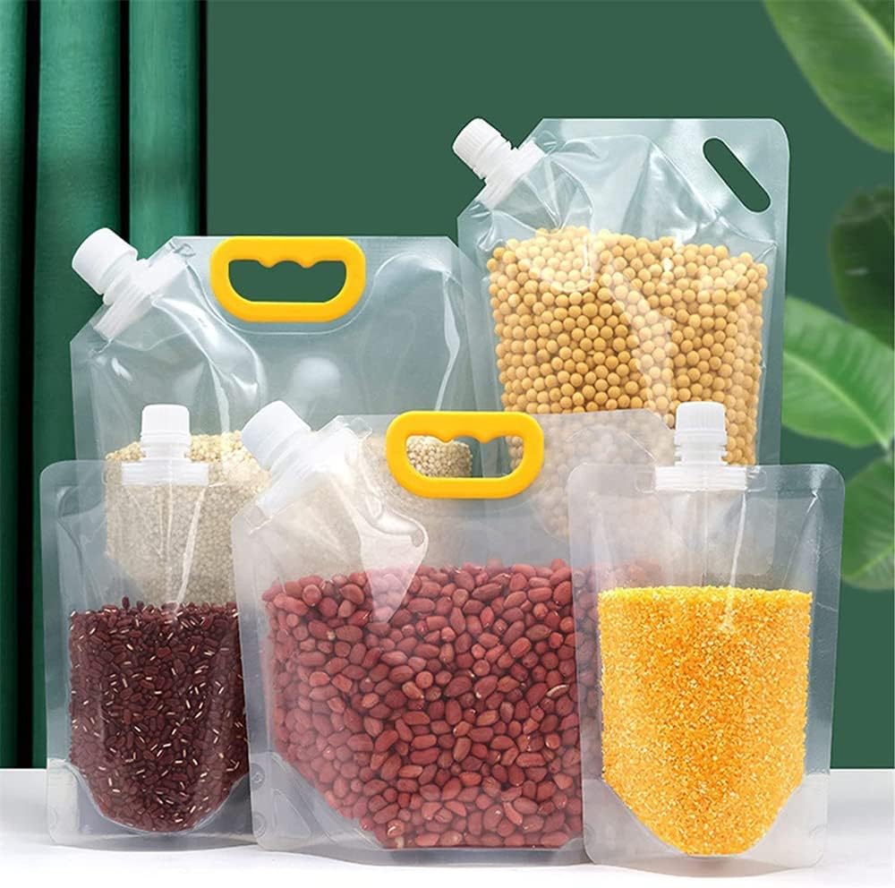 🥗5 Counts Reusable Food Sealed Bags