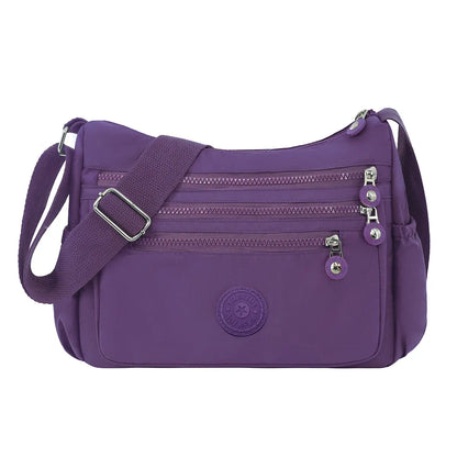 👜 Women's Anti-Theft Nylon Crossbody Bag With Multi-Pocket Shoulder Wallet Design