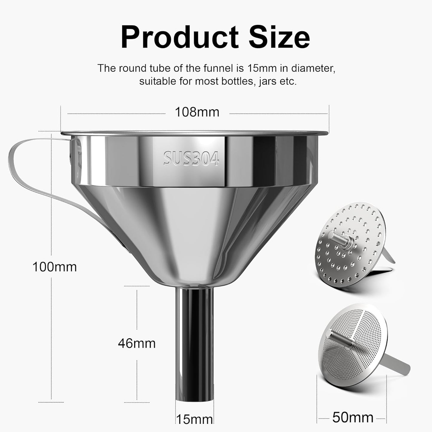 🚀 Print Cleaner, Print Better | 2PCS Resin Filter Funnel Kit