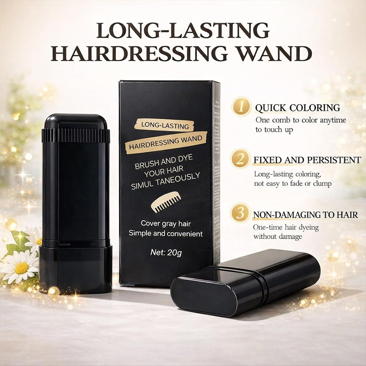 ✨Ultimate Hair Dye Comb | Waterproof Disposable Hair Dye Pen Sweatproof