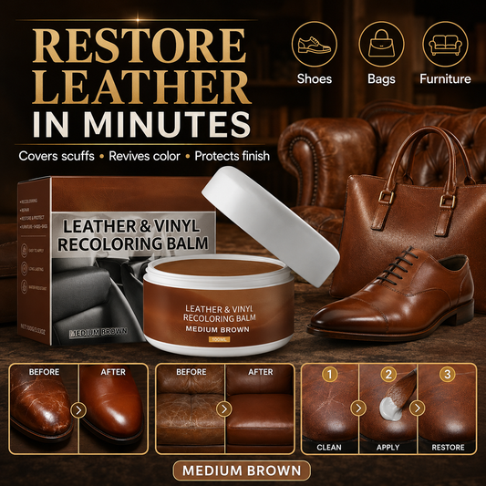 Leather Repair Paste – Restore Scratches, Scuffs & Worn Leather