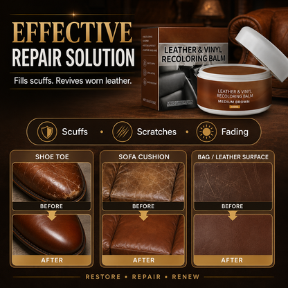 Leather Repair Paste – Restore Scratches, Scuffs & Worn Leather
