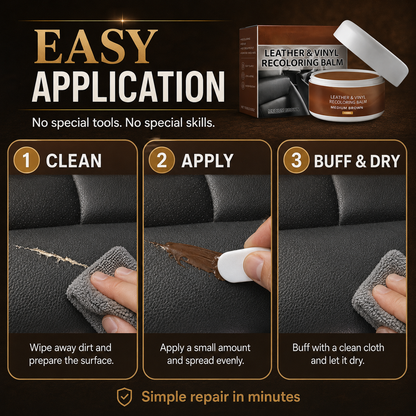 Leather Repair Paste – Restore Scratches, Scuffs & Worn Leather