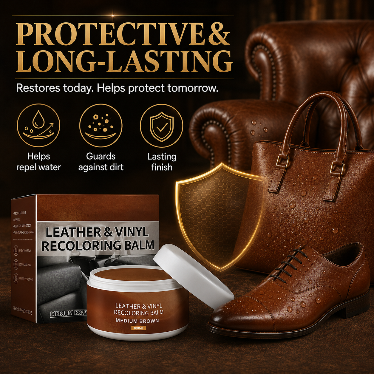 Leather Repair Paste – Restore Scratches, Scuffs & Worn Leather