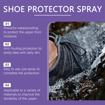 🔥 Shoe Protector Spray – Waterproof Nano Protection, Rain & Stain Guard for All Materials ✨👟
