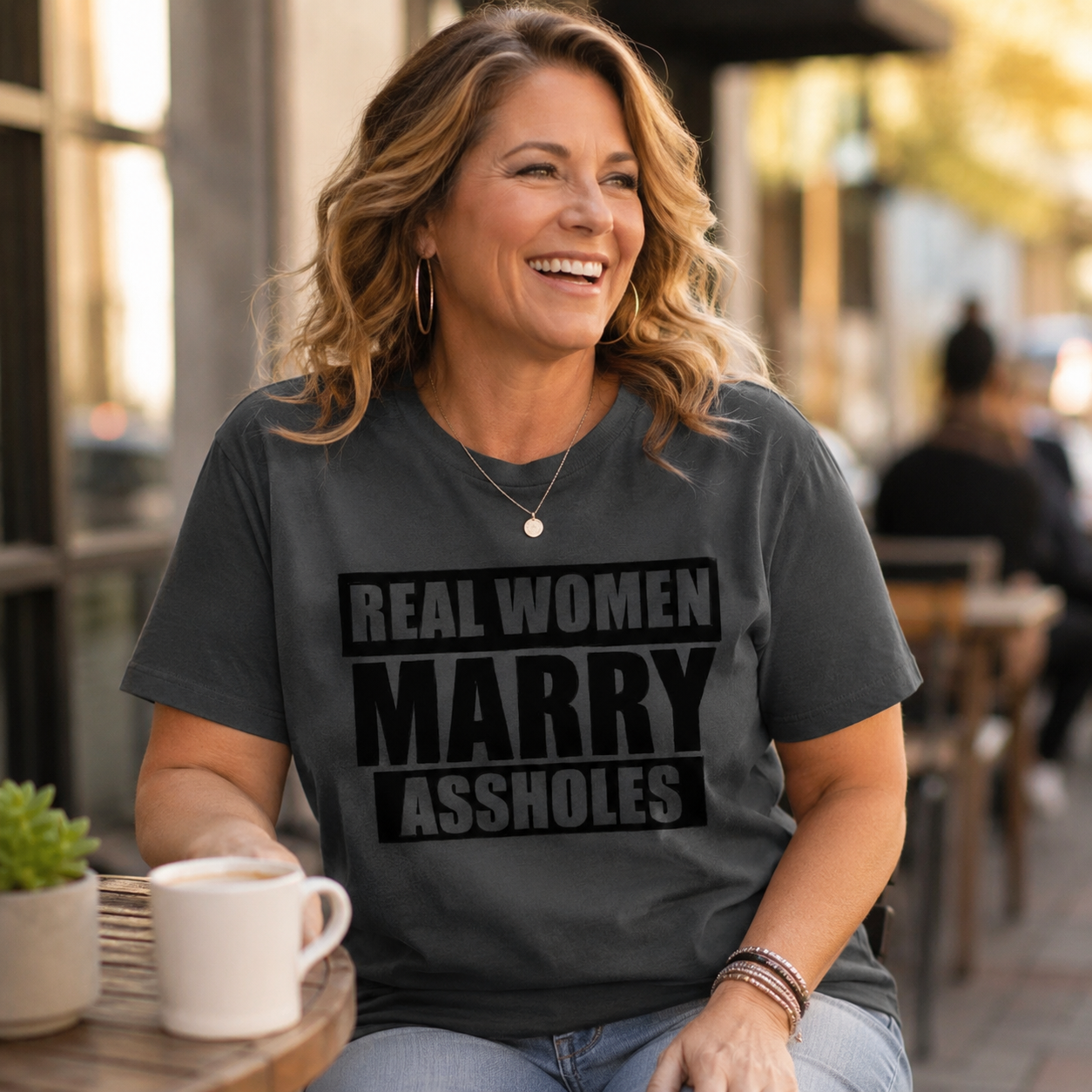 Real Women Marry – Sarcastic Wife T-Shirt, Funny Marriage Tee, Cute Couple Gift Idea 👫