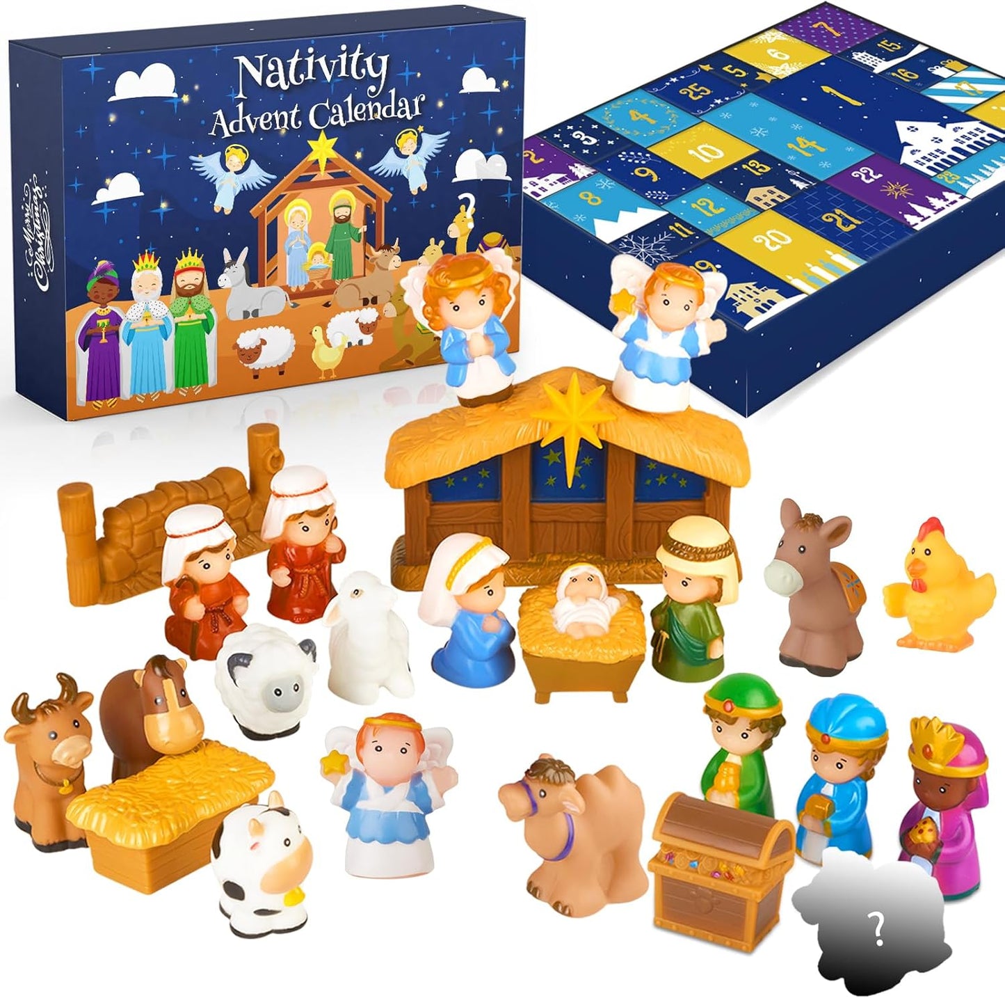 🎄🏆 2026 Nativity Advent Calendar (25pcs) 💯NONTOXIC & ODORLESS