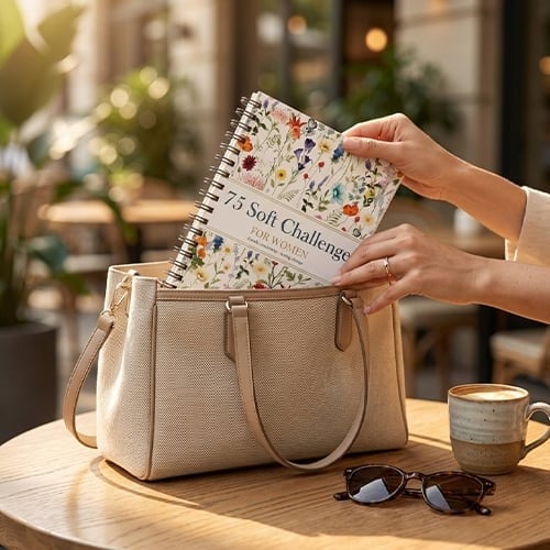 75-Day Soft Challenge Tracking Notebook – Daily Habit Tracker for Wellness, Mindset & Real Progress