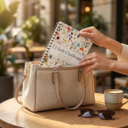 75-Day Soft Challenge Tracking Notebook – Daily Habit Tracker for Wellness, Mindset & Real Progress