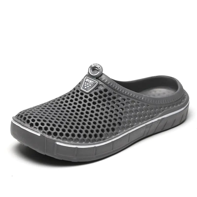 Unisex Quick-Dry Mesh Slip-On Mules