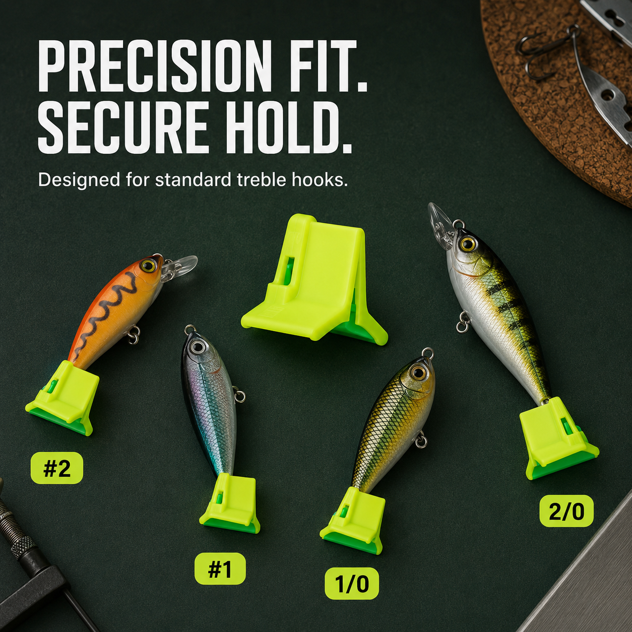 🎣 Fishing Hook Protectors – Treble Hook Covers, Anti-Tangle Caps for Hard Baits & Lures Storage(45 Piece)