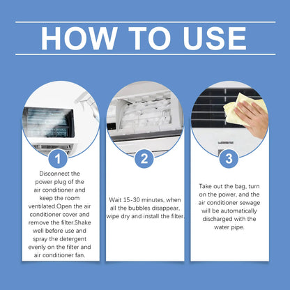 🏠 Super-Strength Air Conditioner Cleaner