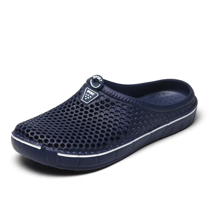 Unisex Quick-Dry Mesh Slip-On Mules