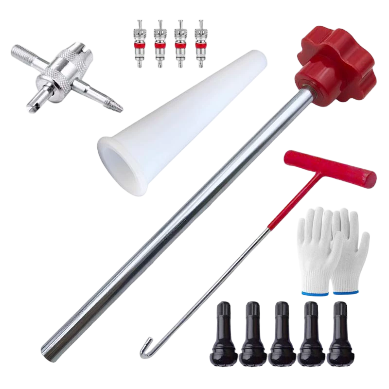 🚗 Tire Valve Repair Tool Kit | Fast Valve Stem Replacement Tool