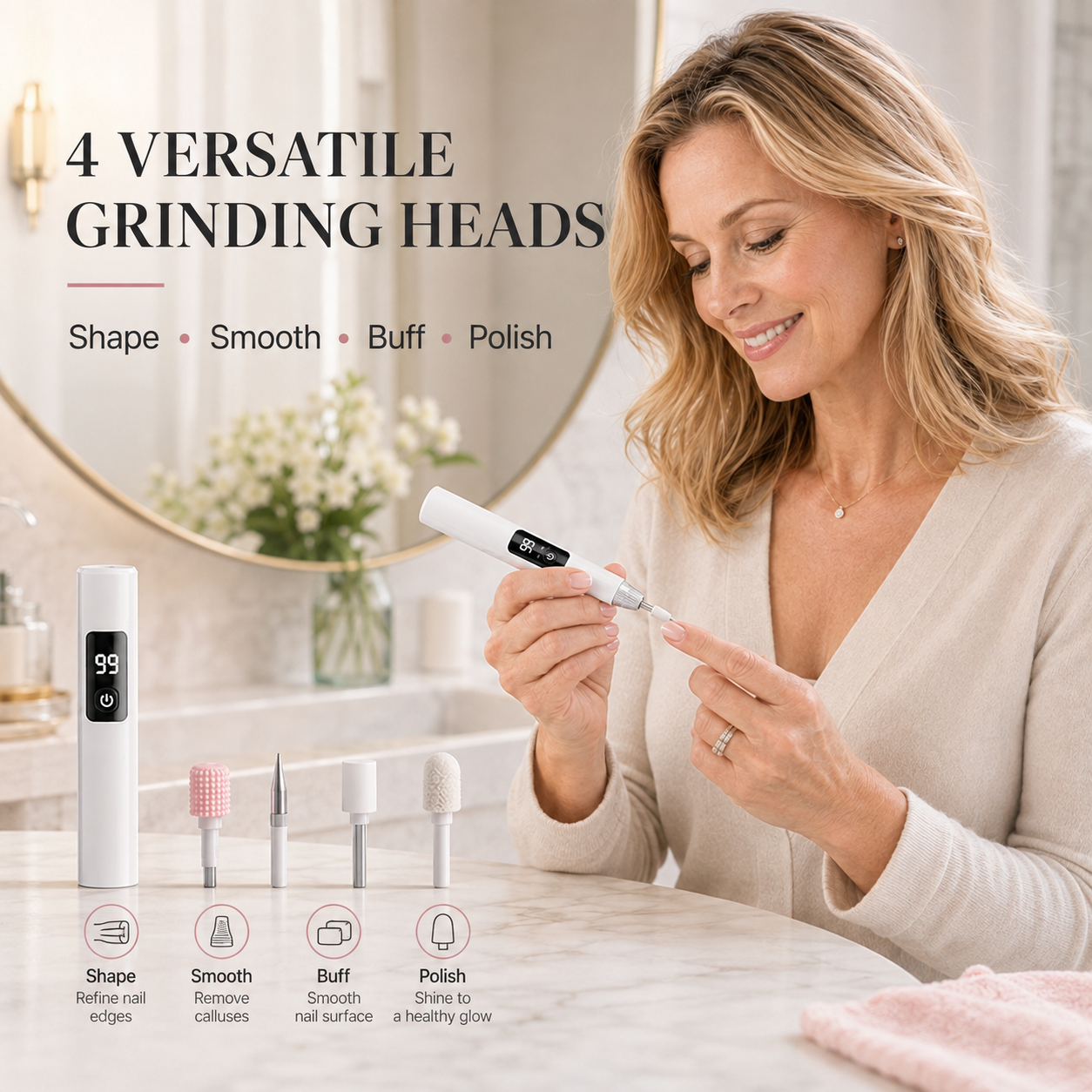 Professional Electric Nail Drill – Salon-Quality Results at Home, Zero Salon Prices