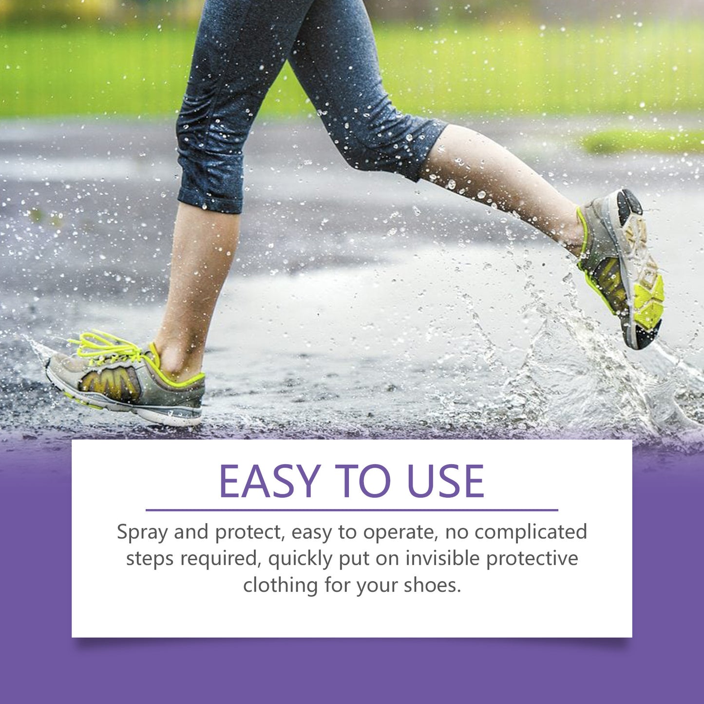 🔥 Shoe Protector Spray – Waterproof Nano Protection, Rain & Stain Guard for All Materials ✨👟