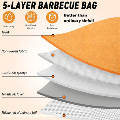 🔥 Elevate Your BBQ Game - ✨ BBQ Blanket for Resting Meat - Keep Your Meat Juicy, Tender, and Full of Flavor! 🍖