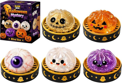 🎃 Halloween Steamed Bun Squishy Mystery Box Toy