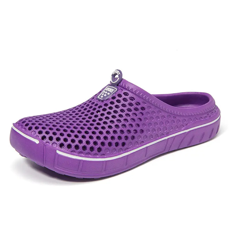 Unisex Quick-Dry Mesh Slip-On Mules