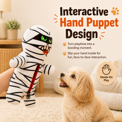 🧟 9-in-1 Zombie Plush Dog Toys – Squeaky Mummy Toy Set with 8 Organ-Shaped Plush Puzzle Toys for Interactive Play 🧩🐾