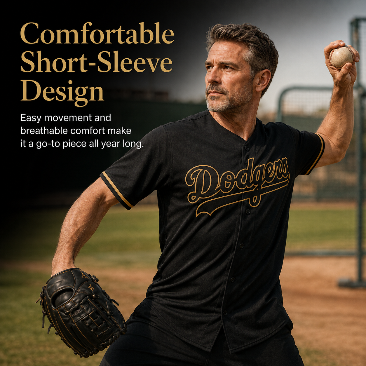 ⚾ Embroidered 17 Baseball Jersey for Men – Classic Sports Top, Perfect for Game Day or Casual Outfits
