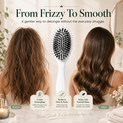 Viral Detangling Hair Brush – Gentle, Smooth & Frizz-Free Hair