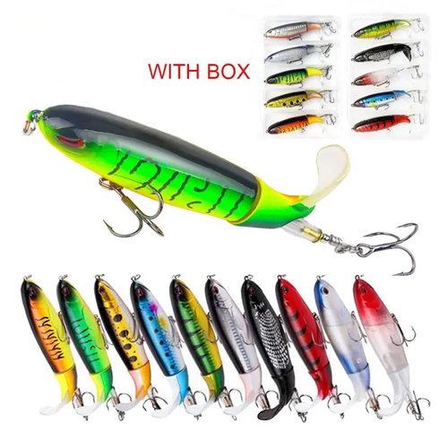 5/10pcs 🎣 Realistic ABS Fishing Lure – 13.5g Simulation Bait with 360° Spinner, Balanced Casting for Any Water