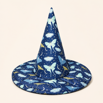 Quilted Patchwork Witch Hat – Vintage Folk-Art Style, One Size Fits Most