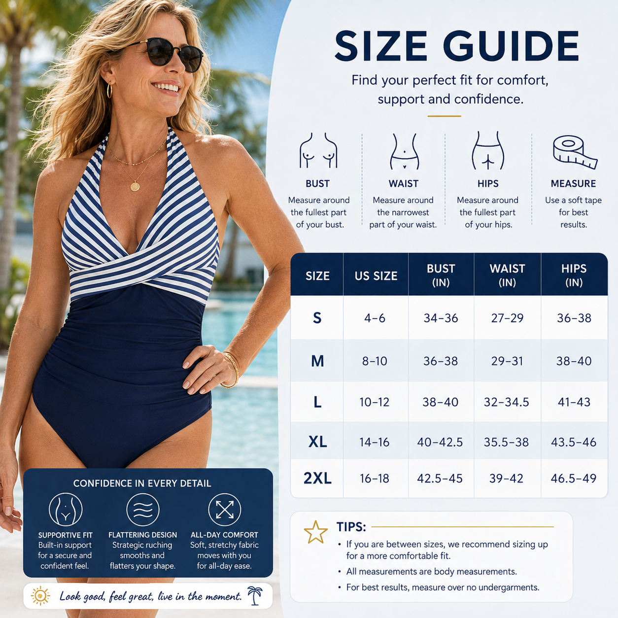 🩱 Women's Ruched One-Piece Swimsuit with Power Mesh Core Support 🌊