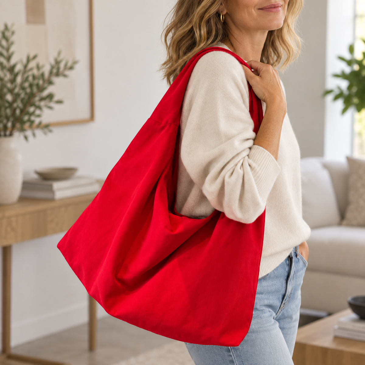 Geometric Crossbody Bag – Large Capacity, Multi-Pocket, Crossbody & Shoulder Strap, All-Season Commuter Bag