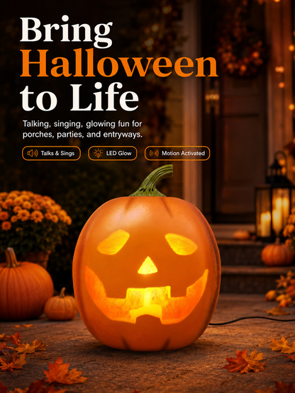 🎁Animated pumpkin that talks and sings
