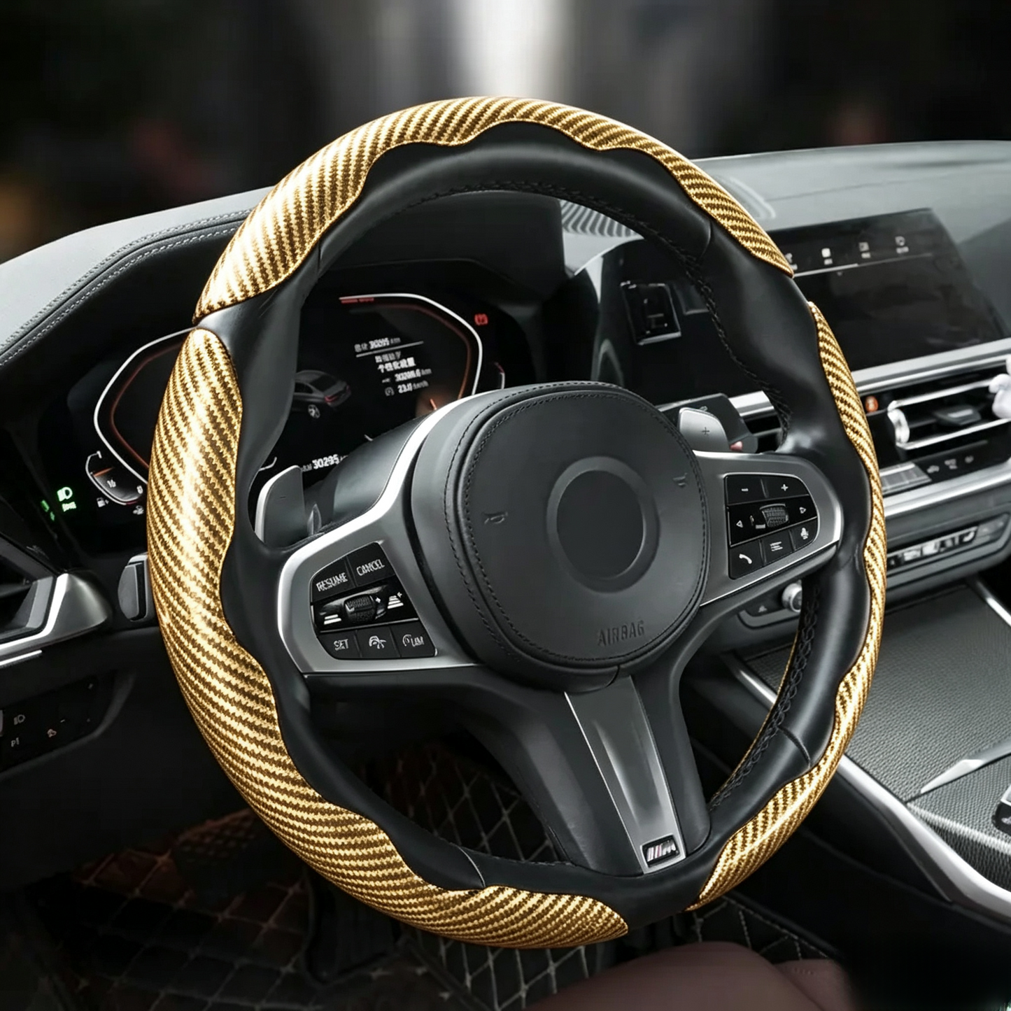 🏁 Car Non-Slip Sport Steering Wheel Cover