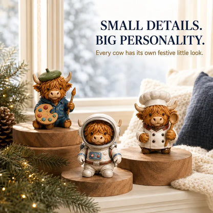 24 Days of Highland Cow Magic Advent Calendar – 24 Collectible Christmas Highland Cow Surprises