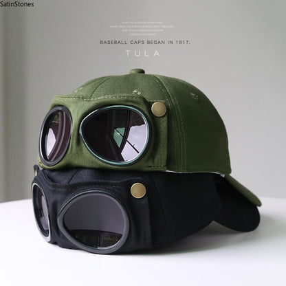 🕶️ Men's Outdoor Comfort Cap | Curved Visor Hat with Convenient Glasses Slot for Everyday Adventures 🌿
