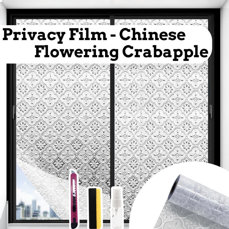 One-Way Privacy Window Film – Static Cling Mirror Tint with Full DIY Kit
