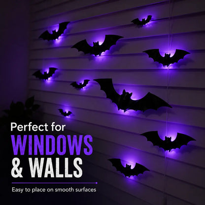 🦇Halloween 3D Bat LED Wall Light Decor