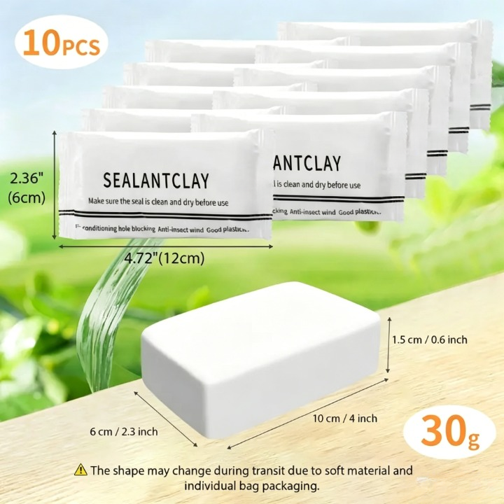 🛠️ The Ultimate 10-Pack Sealant Clay – Your Home’s First Line of Defense