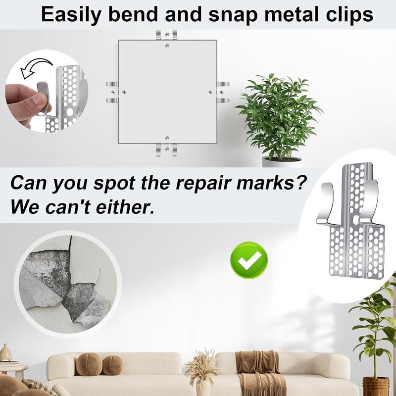 🏆Flash Sale 50K+ SOLD! Almost Gone-💥12 Pack Drywall Repair Clips