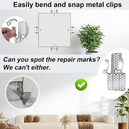 🏆Flash Sale 50K+ SOLD! Almost Gone-💥12 Pack Drywall Repair Clips
