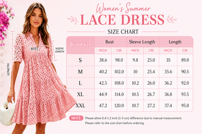 ☀️The Breezy Lace Dress That Solves "The Summer Struggle"