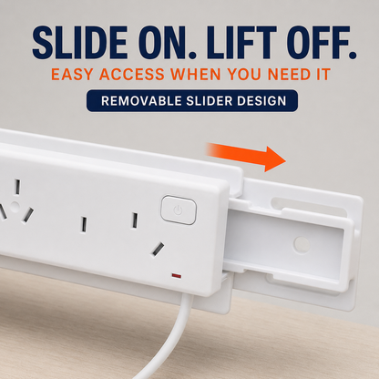 🔌 Self-Adhesive Socket Holder – No-Drill Wall Mount