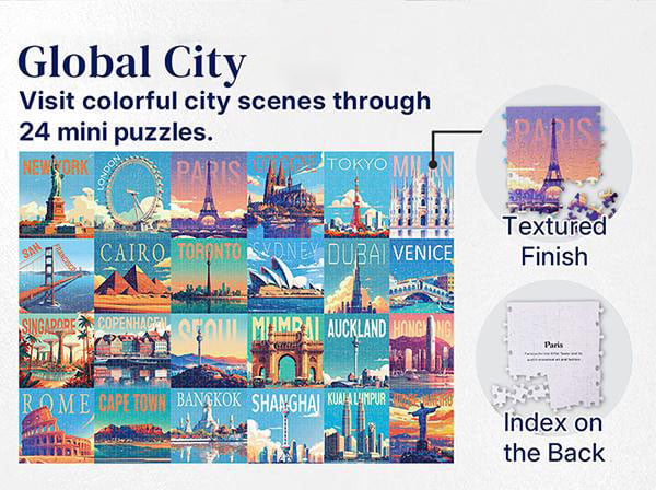🔥HOT SALE 49% OFF🏞️🧩National Parks Advent Calendar | 🏙️🎁 A Holiday Countdown Full of Travel Dreams | 📦1000 Pieces, 24 Mini Packs