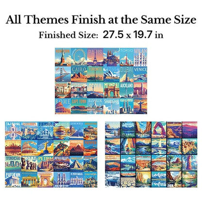 🔥HOT SALE 49% OFF🏞️🧩National Parks Advent Calendar | 🏙️🎁 A Holiday Countdown Full of Travel Dreams | 📦1000 Pieces, 24 Mini Packs