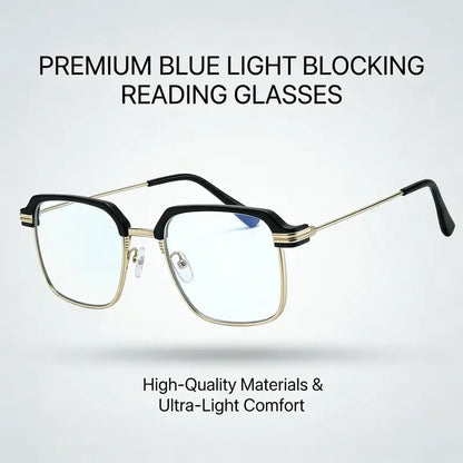 Smart Zoom Reading Glasses – Auto Adjust Focus & Blue Light Protection for All-Day Clear Vision