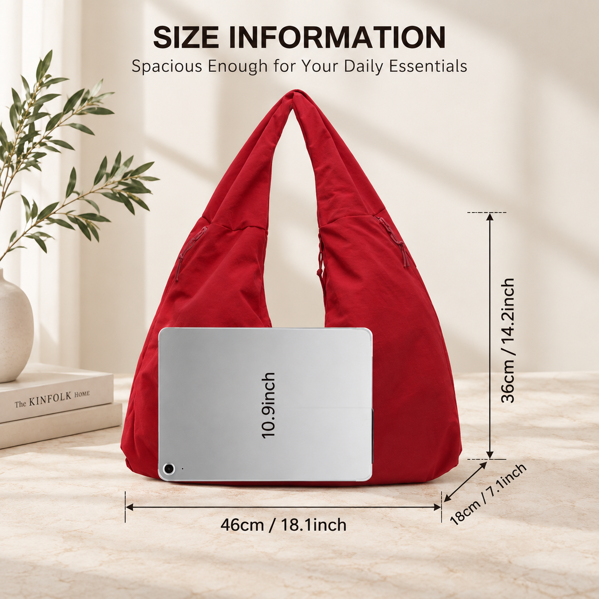 Geometric Crossbody Bag – Large Capacity, Multi-Pocket, Crossbody & Shoulder Strap, All-Season Commuter Bag