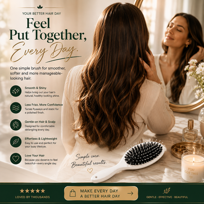 Viral Detangling Hair Brush – Gentle, Smooth & Frizz-Free Hair